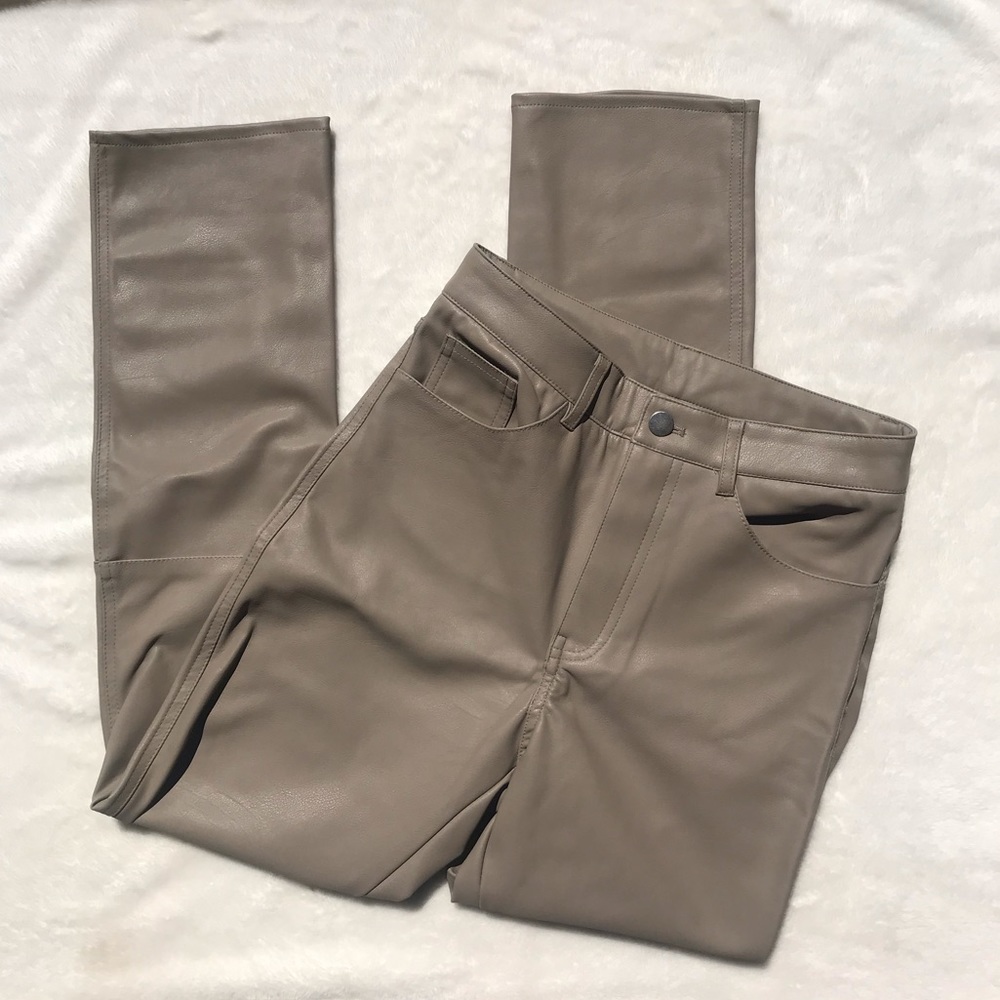 h&m leather pants